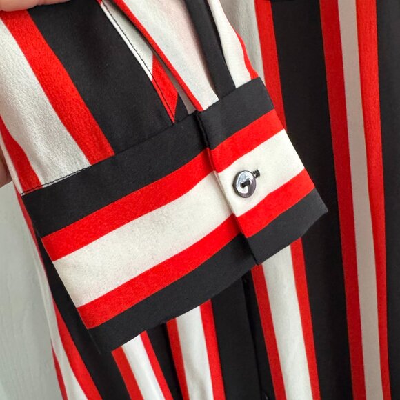 L'Agence "Cameron" Striped Silk Dress, size XS - Picture 6 of 10